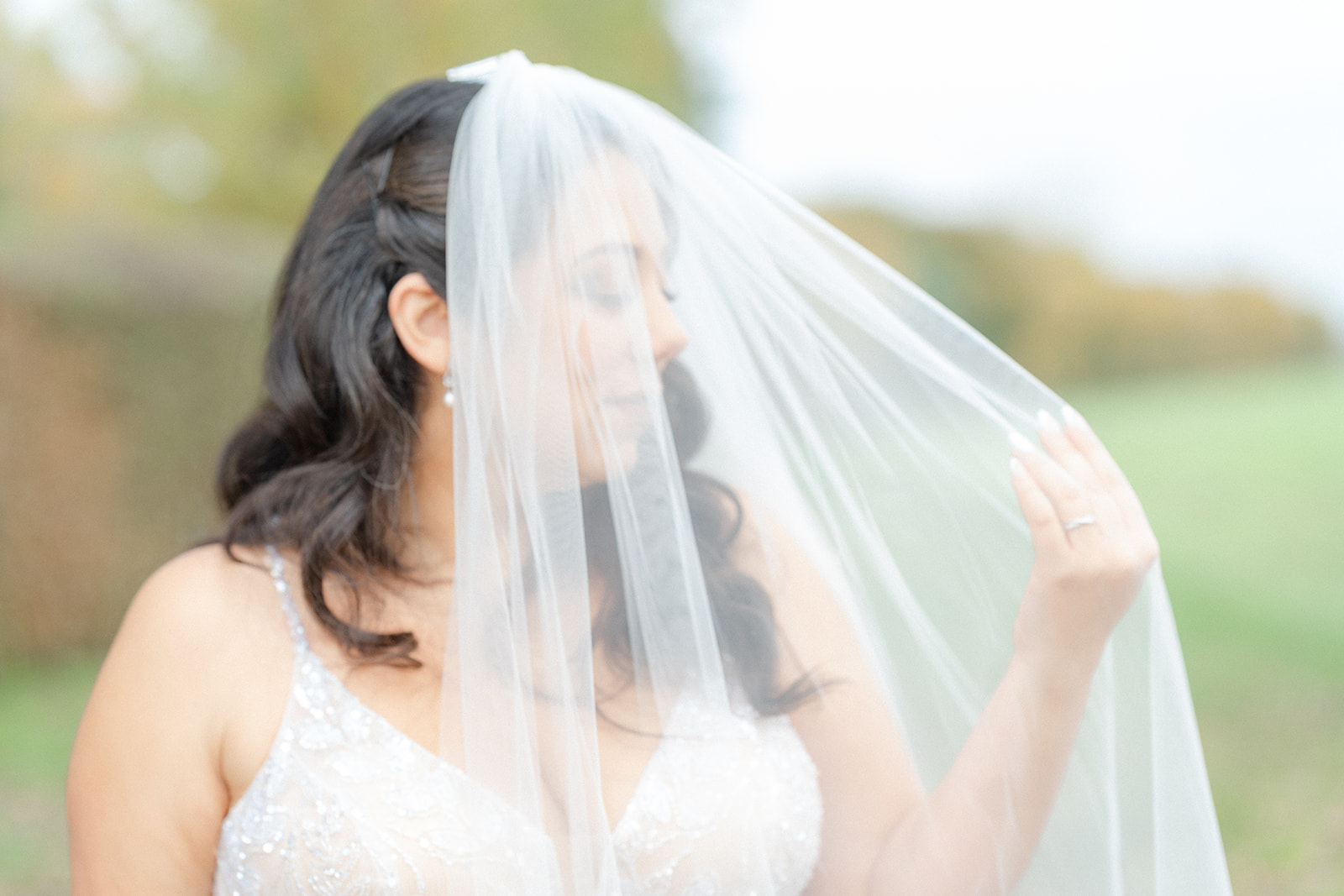 Bride portrait wedding at the Barn Brasserie Great Tey, Essex