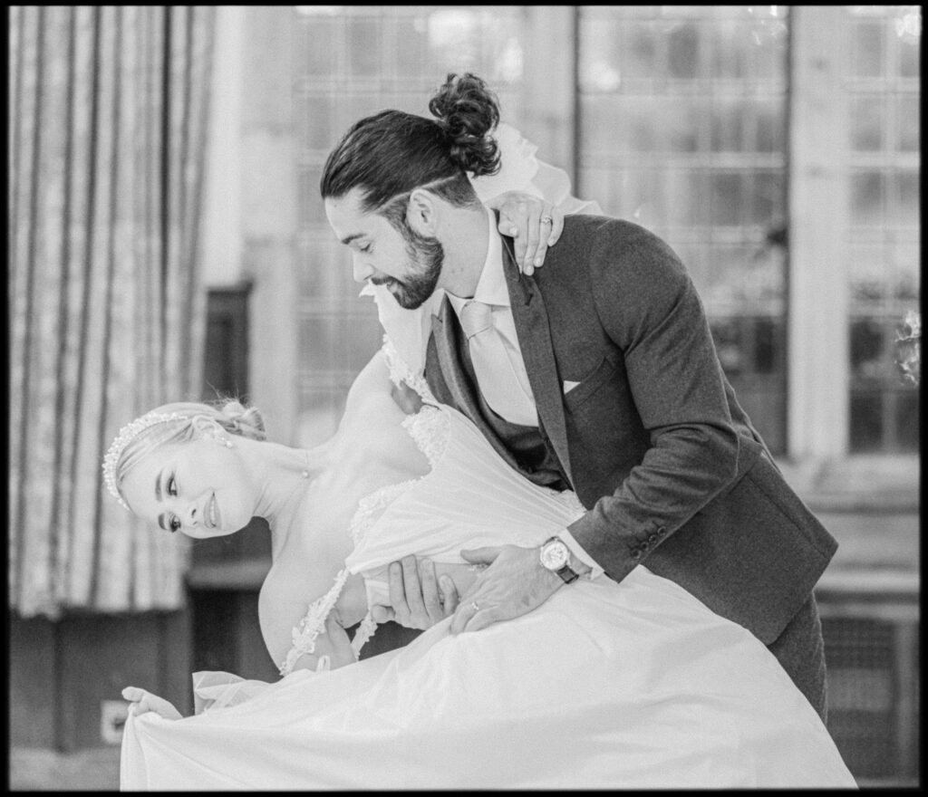 Weddings at Layer Marney Tower. Luxury Fine Art Wedding Inspiration. Tracey Davies Photography. Bride and Groom First Dance Antiquarian classical meets contemporary unique style. 